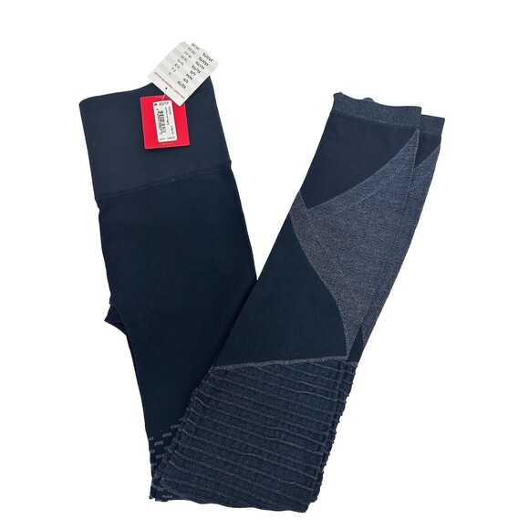 Spanx Look At Me Now Seamless Moto Leggings Indigo Sky 50200R Size XS/TP New - Picture 6 of 11